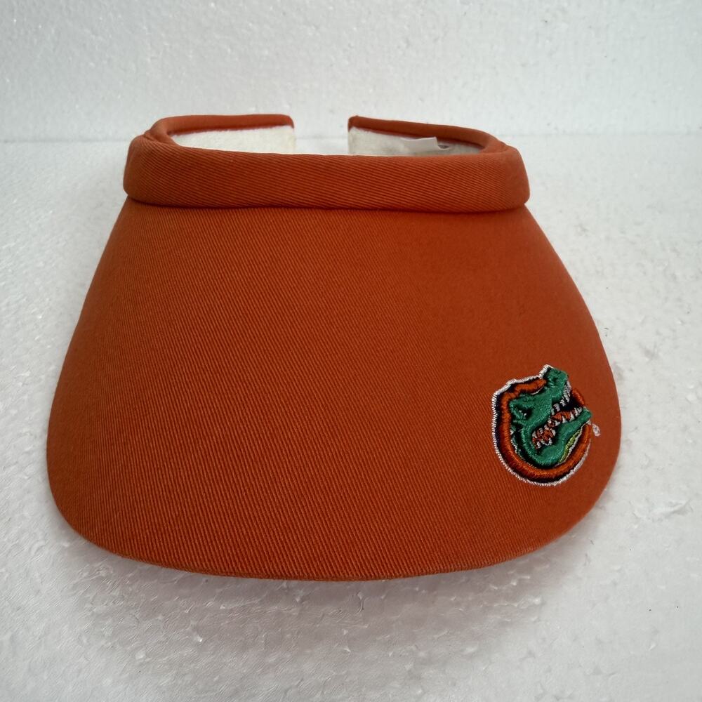 Florida Gators Orange Visor Hat 100% Cotton Terry Lined College NCAA Mascot